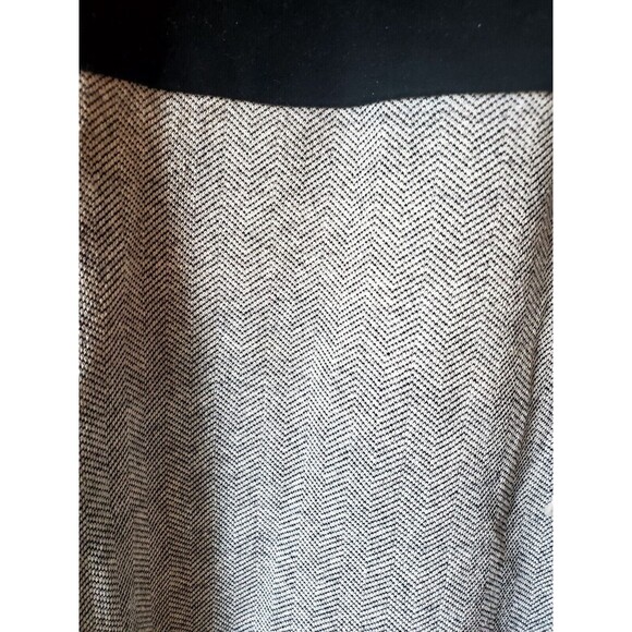 Ampersand Avenue Women's Cowl Neck Pullover XXXL Black Herringbone NO pockets - Picture 4 of 12